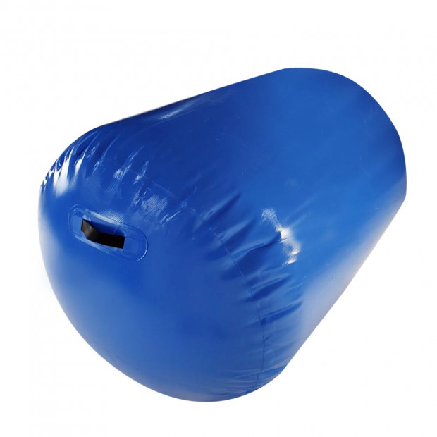 Inflatable Air Exercise Roller Gymnastics Gym Barrel 100 x 80cm - Blue