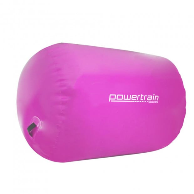Inflatable Gymnastics Air Barrel Exercise Roller 120cm x 75cm - Pink Image 3