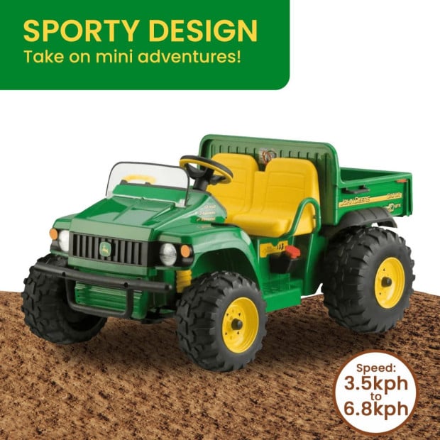 Kids Electric Toy Ride-On Car John Deere Gator HPX Image 6