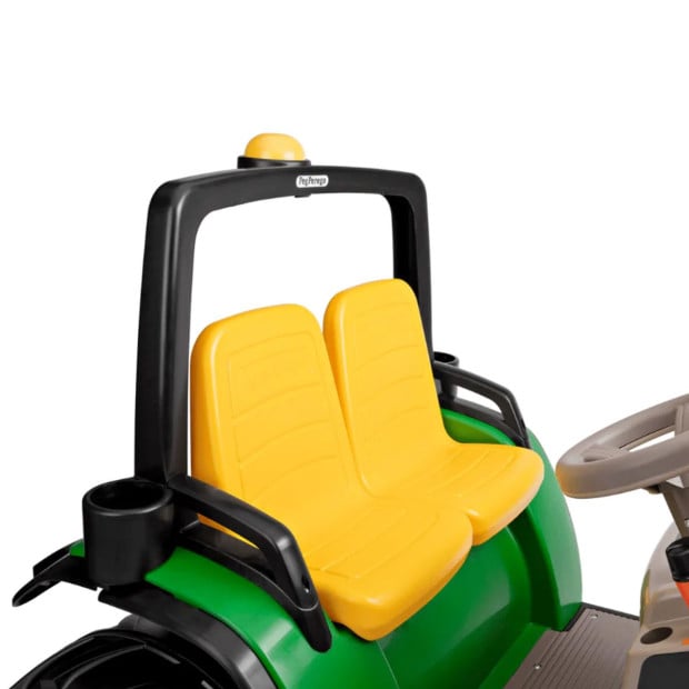John Deere Dual Force Tractor Battery Operated 2-Seater Ride On Image 4