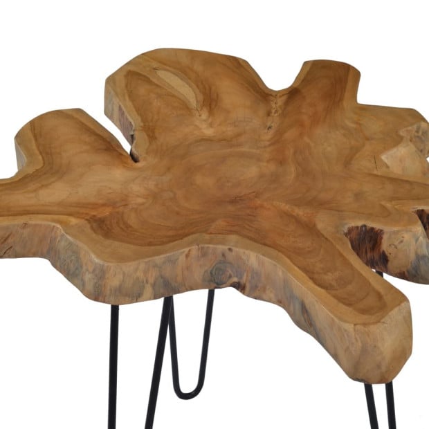 Coffee Table (60-70)x45 Cm Teak Wood Image 4