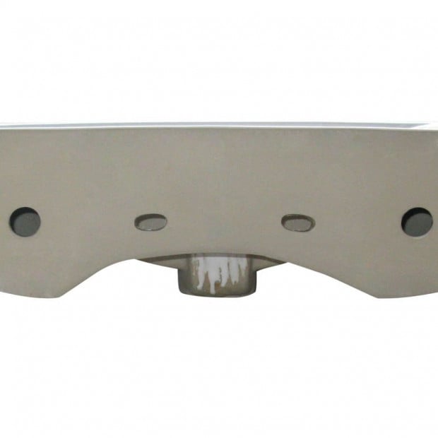 Rectangular Ceramic Basin Sink White with Faucet Hole 60x46cm Image 5