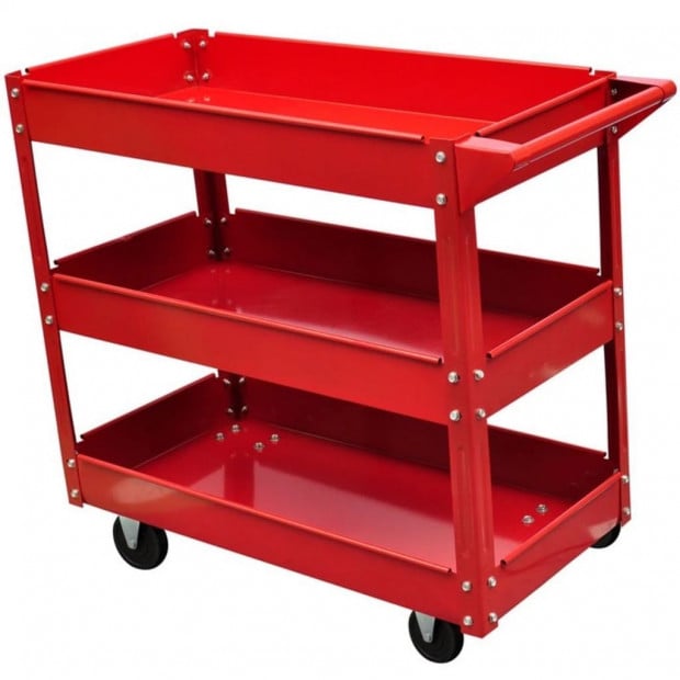 Workshop Tool Trolley 100 kg Load - Red Image 5
