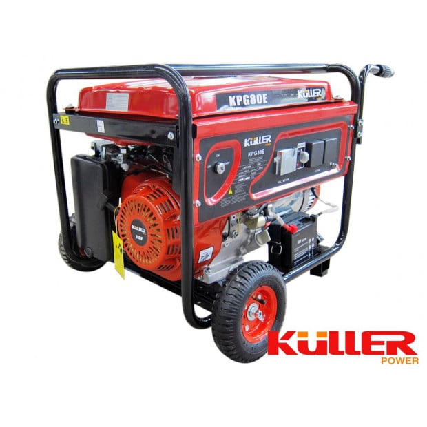 KULLER 18HP 7500W Rated Single-Phase Petrol Backup Generator Image 3