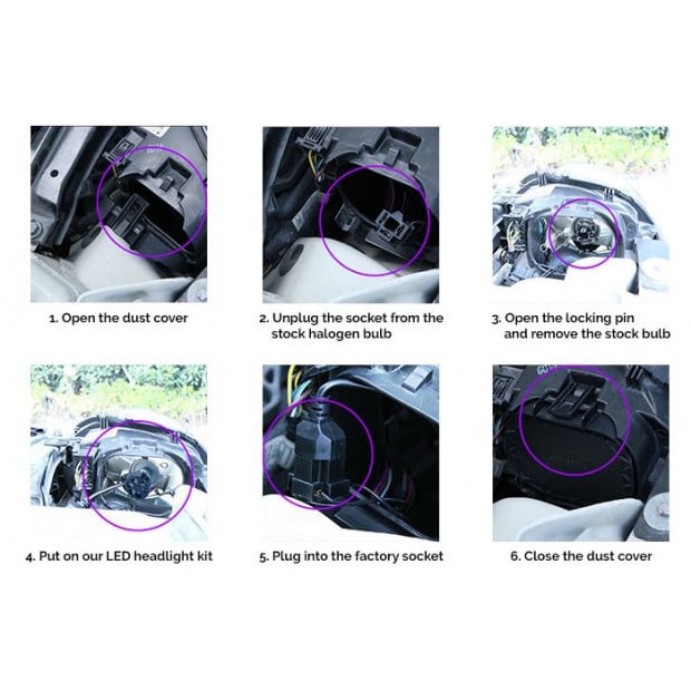 Cosmoblaze H4 180w 18000lm Seoul Csp Chips Led Headlight Kit Elinz Image 6