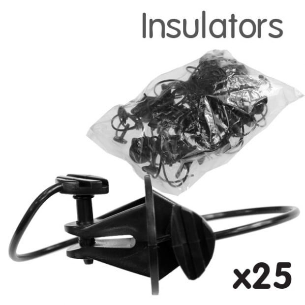 25 Electric Fence Polywire Insulators Image 7