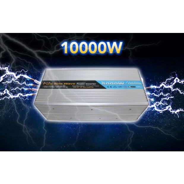 Elinz 5000w/10000w Pure Sine Wave Power Inverter 12v-240v Aus Image 6