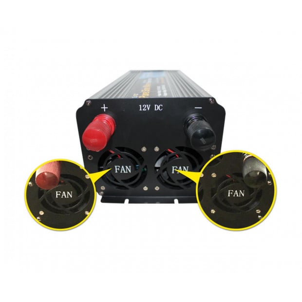 Pure Sine Wave Power Inverter 2500w/5000w 12v-240v Remote Control Image 4