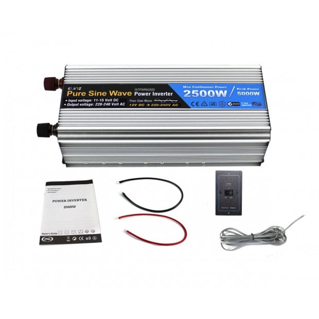 Pure Sine Wave Power Inverter 2500w/5000w 12v-240v Remote Control Image 6