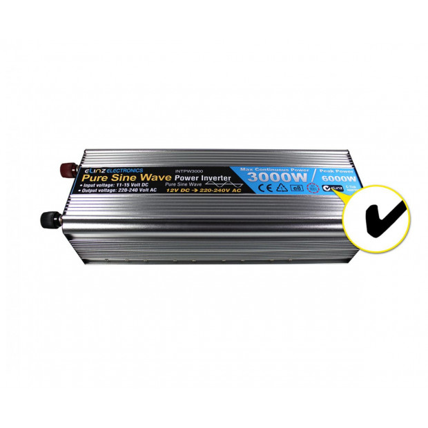 Pure Sine Wave Power Inverter 3000w/6000w 12v-240v Remote Control Image 3