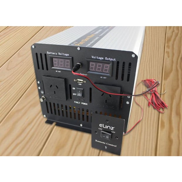 5000w/10000w Pure Sine Wave Power Inverter 12v-240v Aus Plug RC Image 3