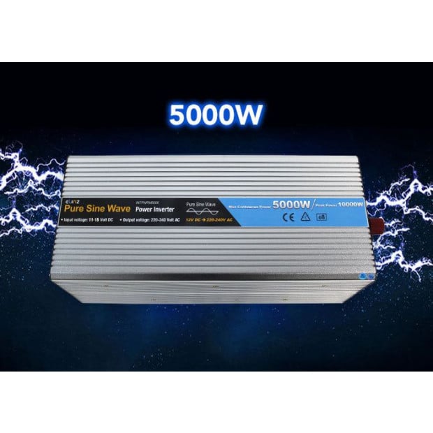 5000w/10000w Pure Sine Wave Power Inverter 12v-240v Aus Plug RC Image 5