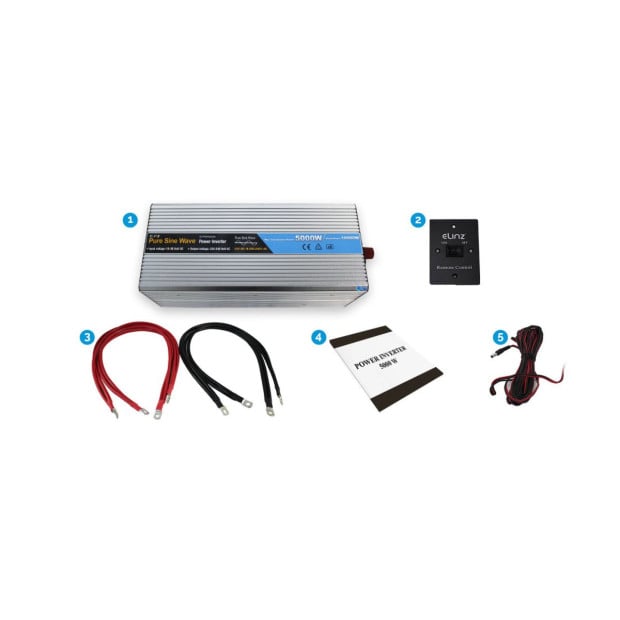 5000w/10000w Pure Sine Wave Power Inverter 12v-240v Aus Plug RC Image 7
