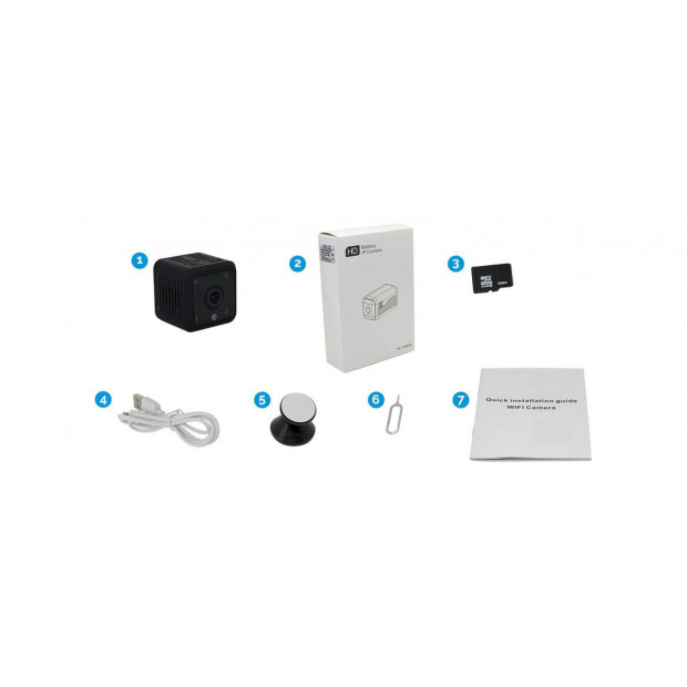 Elinz Mini Security Wifi Camera 1080p CCTV Battery Night Vision 32GB Image 8