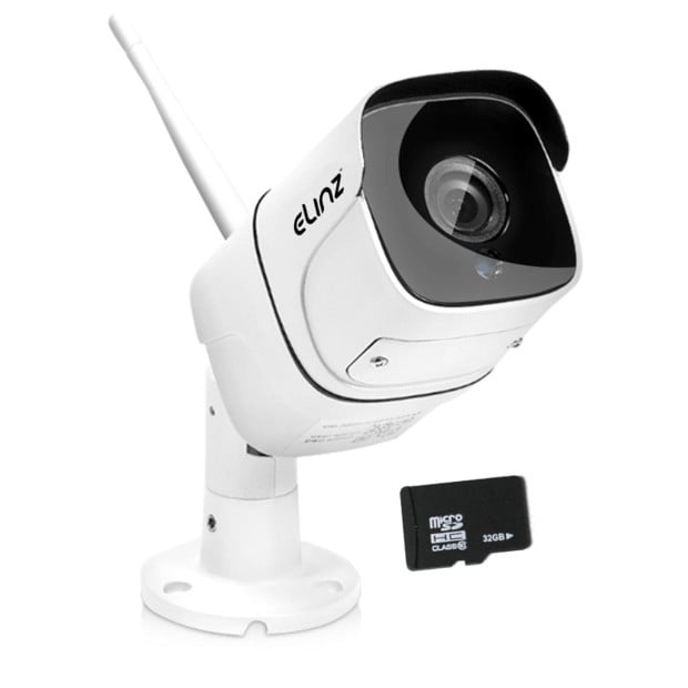 Wireless ONVIF Security Camera Wifi Night Vision Waterproof CCTV 32gb