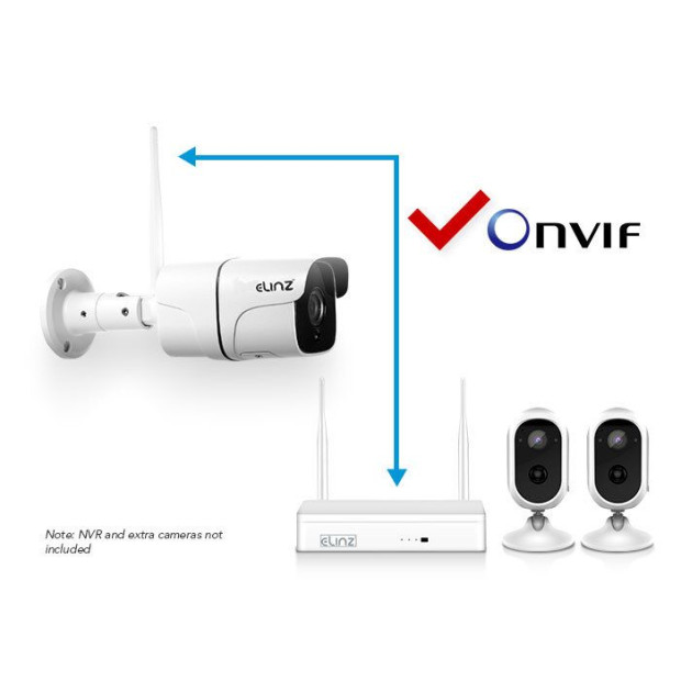 Wireless ONVIF Security Camera Wifi Night Vision Waterproof CCTV 32gb Image 5