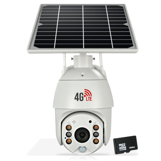 Wireless Solar Security Camera Cctv Waterproof Digital Zoom 32GB Image 9