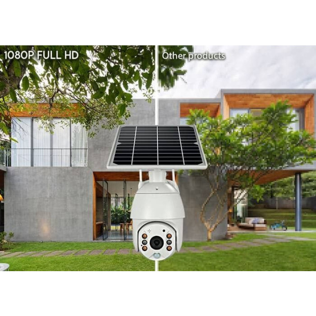 Wireless Solar Security 4G Camera CCTV Waterproof Pan Tilt Image 3