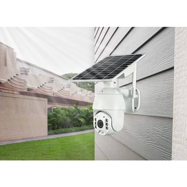 Wireless Solar Security 4G Camera CCTV Waterproof Pan Tilt Image 5