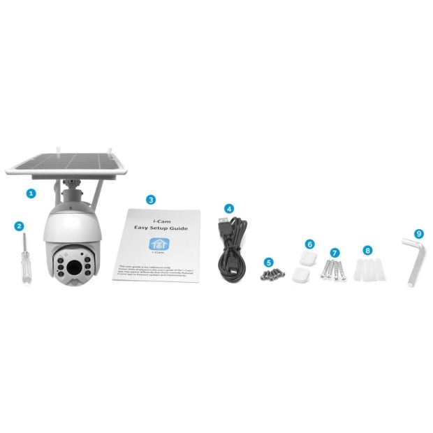 Wireless Solar Security 4G Camera CCTV Waterproof Pan Tilt Image 8