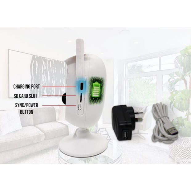 Wireless Battery Security HD Wifi 2x Camera Cctv System NVR No HDD Image 4