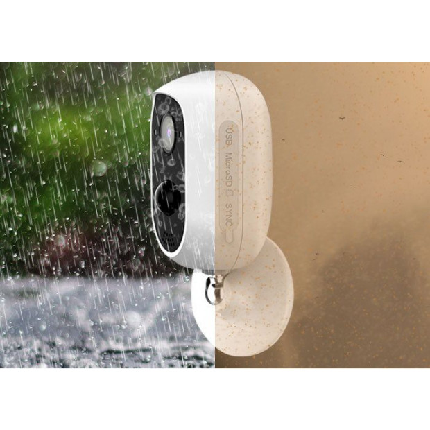 Elinz 4ch Wireless Wire-free Home Battery Security 1080p Hd Wifi Image 5