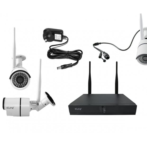8ch Cctv Wireless Security System 2mp Ip Wifi 8x Camera 1080p Image 5