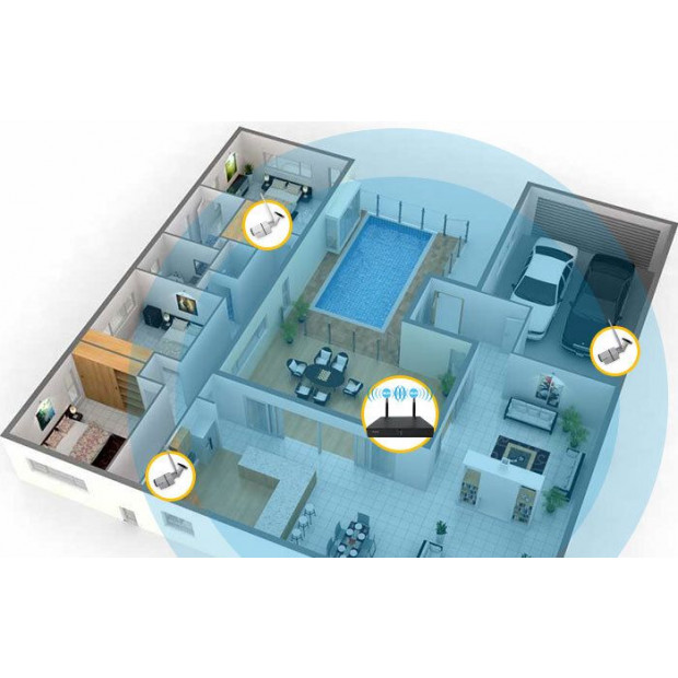 Elinz 8ch Cctv Wireless Security System 2mp Ip Wifi 6x Camera 1080p Image 5