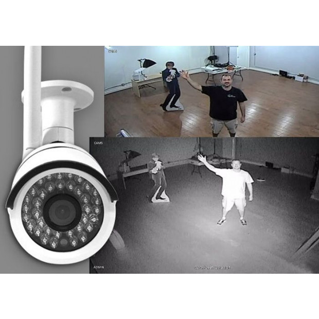 Elinz 8ch Cctv Wireless Security System 2mp Ip Wifi 6x Camera 1080p Image 7