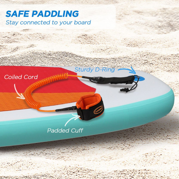 Kahuna Hana Safety Leash for Stand Up Paddle Board Image 5