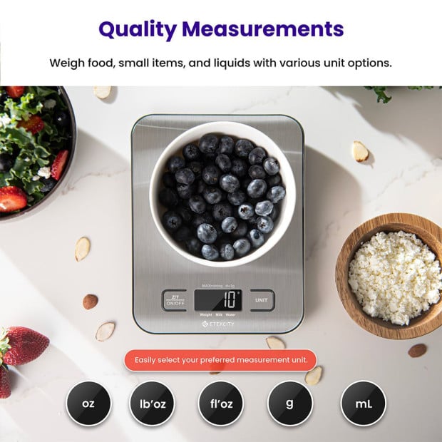 Etekcity Food Kitchen Scale - Small Image 3