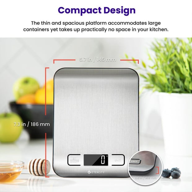 Etekcity Food Kitchen Scale - Small Image 6