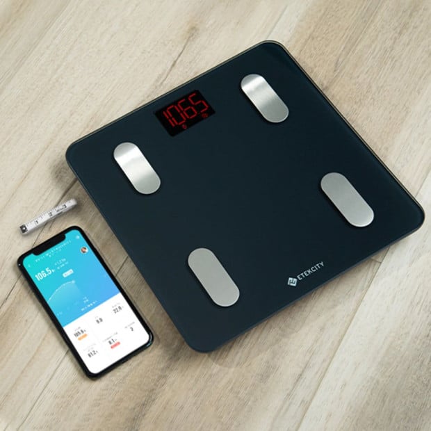 Etekcity Smart Wifi Scale For Body Weight - Black Image 2