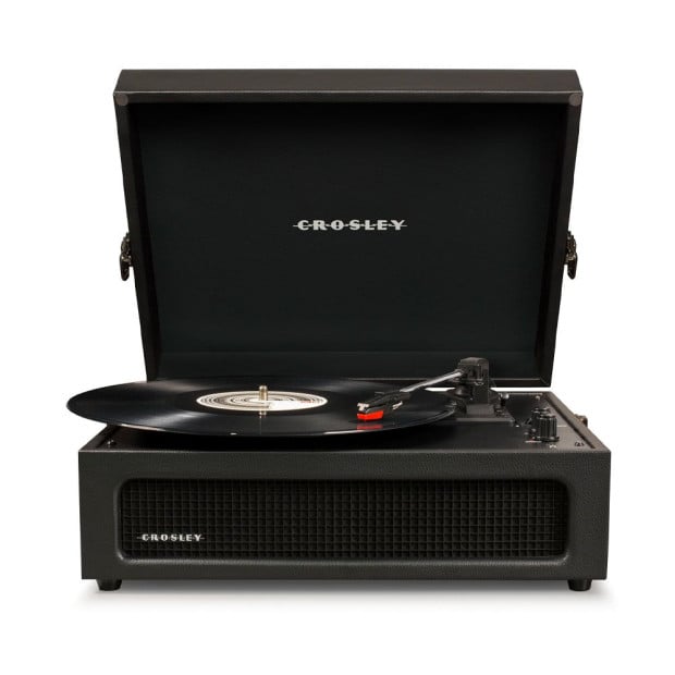 Crosley Voyager Bluetooth Turntable Majority D40 Speakers Black Image 2