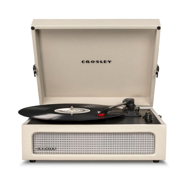 Crosley Voyager Bluetooth Turntable Dune Majority D40 Speakers Black Image 2