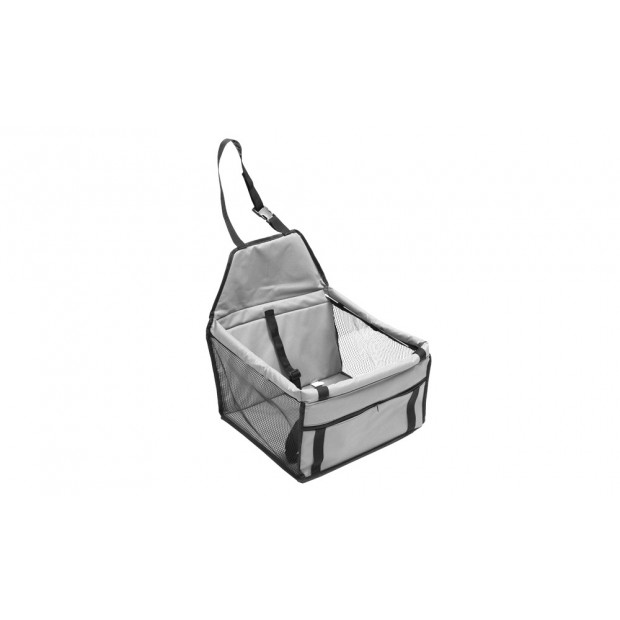 Grey Pet Car Booster Seat Puppy Cat Dog Auto Carrier