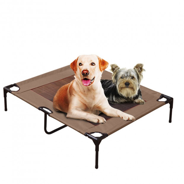 Pawz Heavy Duty Pet Bed Trampoline In Tan Large