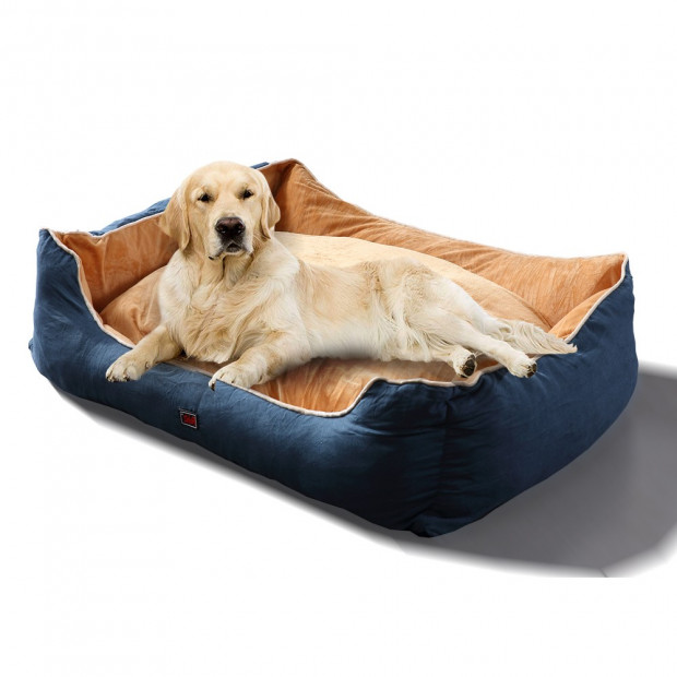 Soft Lining Washable Pet Bed Mat Cushion Blue Xxxl-size