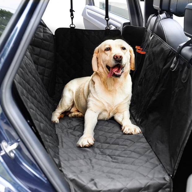 Pet Car Seat Cover Cat Dog Non Slip Waterproof Protector Mat Black Image 7