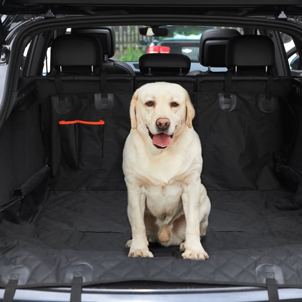 Pet Car Seat Cover Cat Dog Non Slip Waterproof Protector Mat Black Image 8