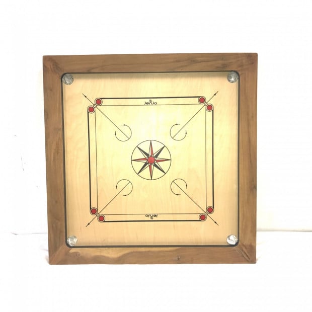 87x87cm Plywood Carrom Board With 74x74cm Internal Playing Area. Image 3