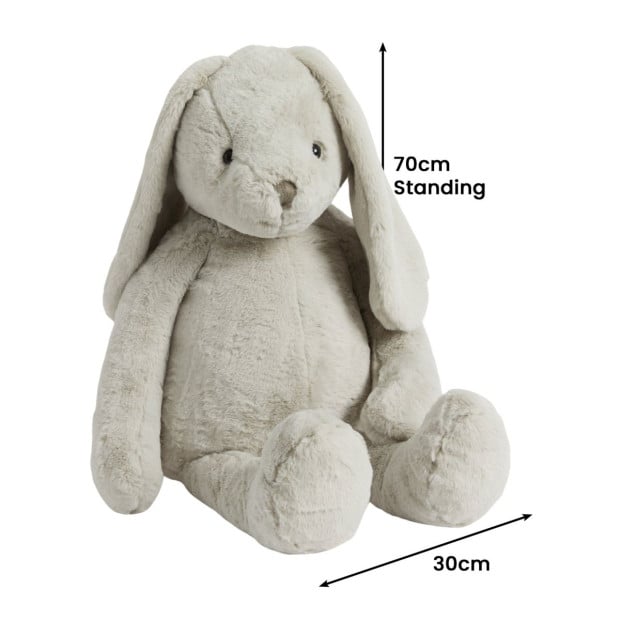 Jiggle & Giggle Extra Large Bunny - Grey Image 3