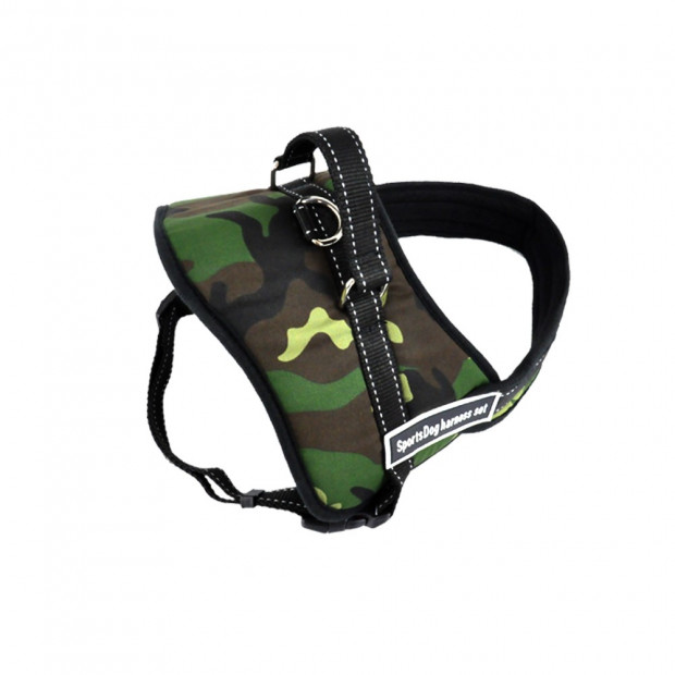 Control Dog Pulling Harness Adjustable Support M Camo