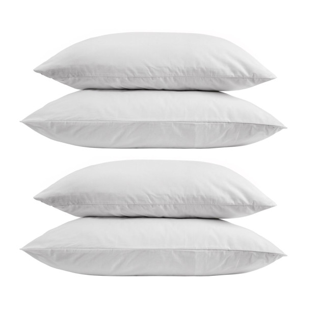 Goose Feather Down Pillows 1000GSM 4 Pack Hotel Quality