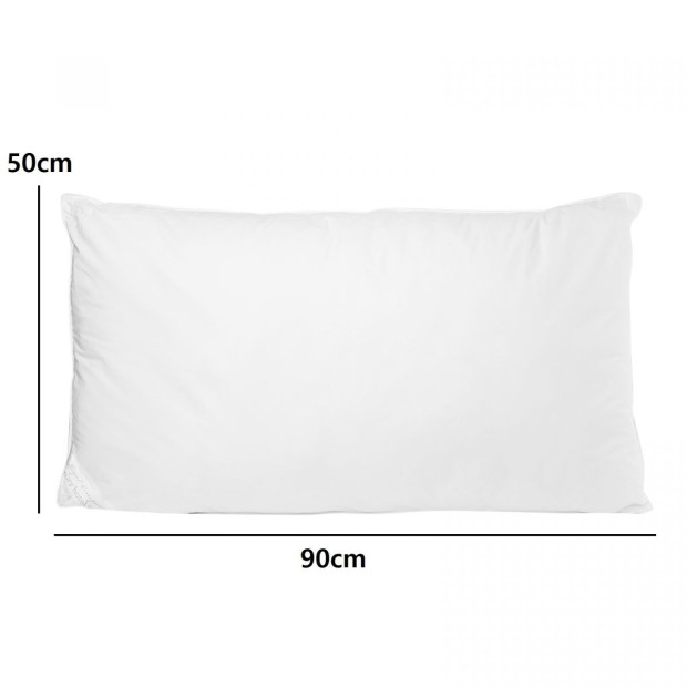 4 Pack Cotton Cover 233TC Microfibre Luxury Signature Hotel Pillow Image 6