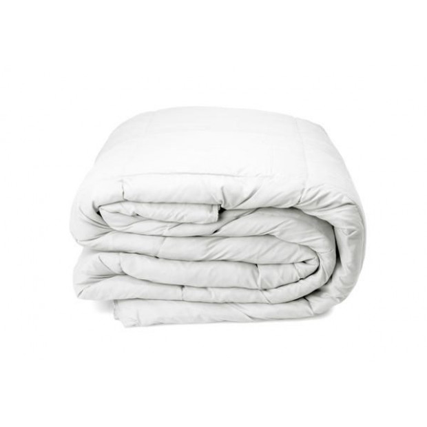 350GSM Bamboo Quilt 2000TC Sheet Set Pillows Set - Double - White Image 2