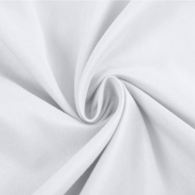 350GSM Bamboo Quilt 2000TC Sheet Set Pillows Set - Double - White Image 6