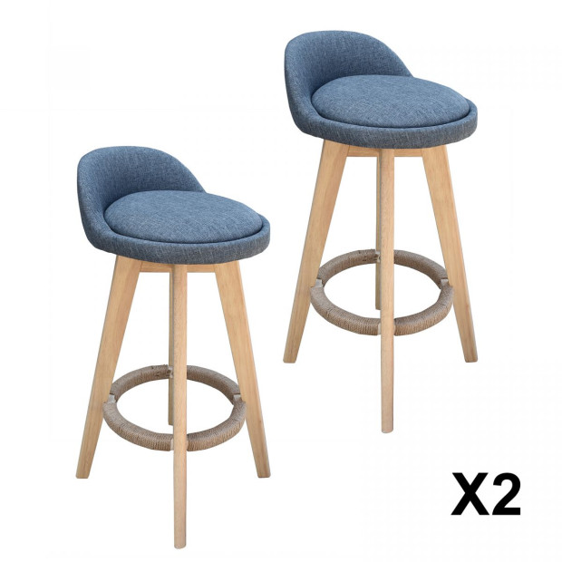 2x Phoenix Grey Chairs Kitchen Dining Chair Bar Stool - Grey