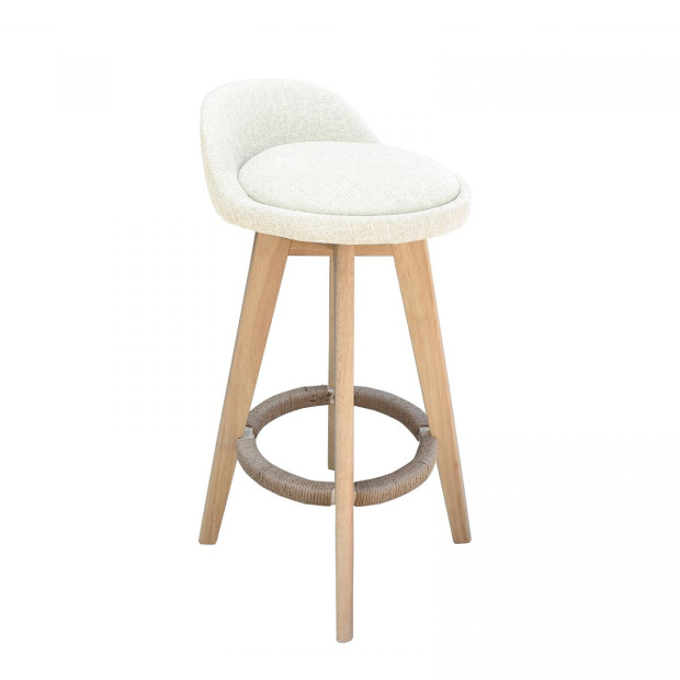 Phoenix Barstool Kitchen Dining Chair - 3pk - Cream Image 7