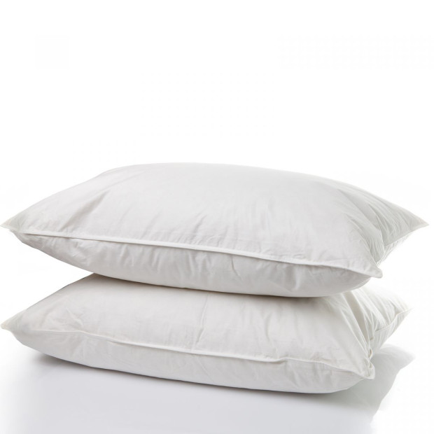 1500 Thread Count 6 Piece Duck Feather Down Pillows Bedding Set Queen Stone Image 4